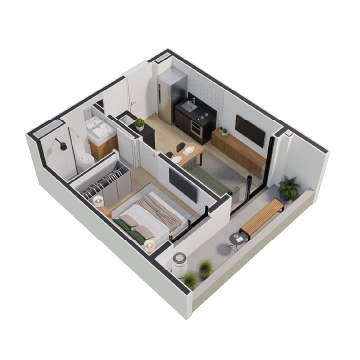 Planta-30m²-3D