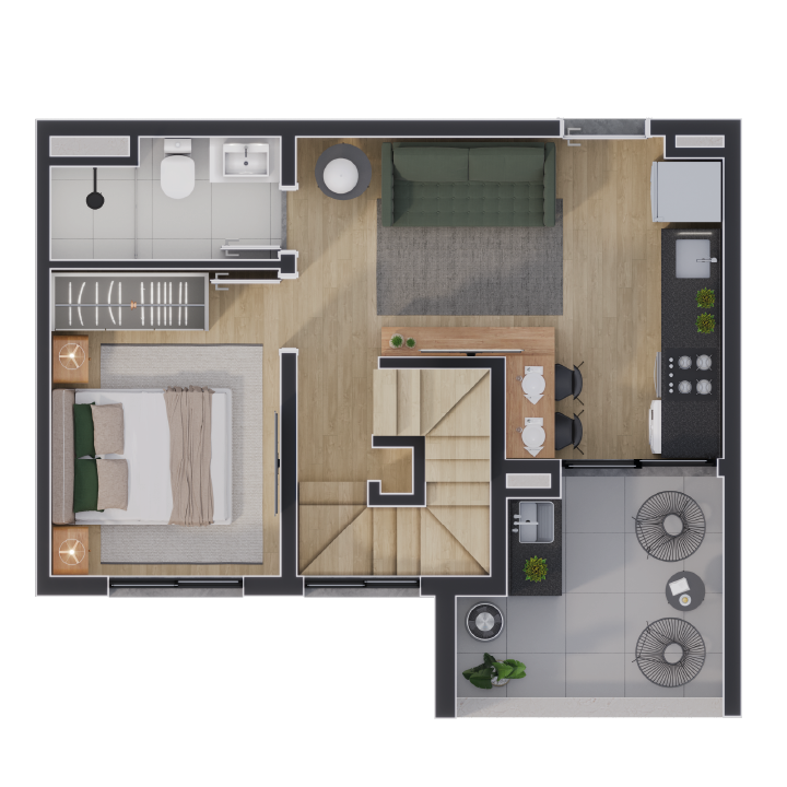Planta-73m²-1ºAndar